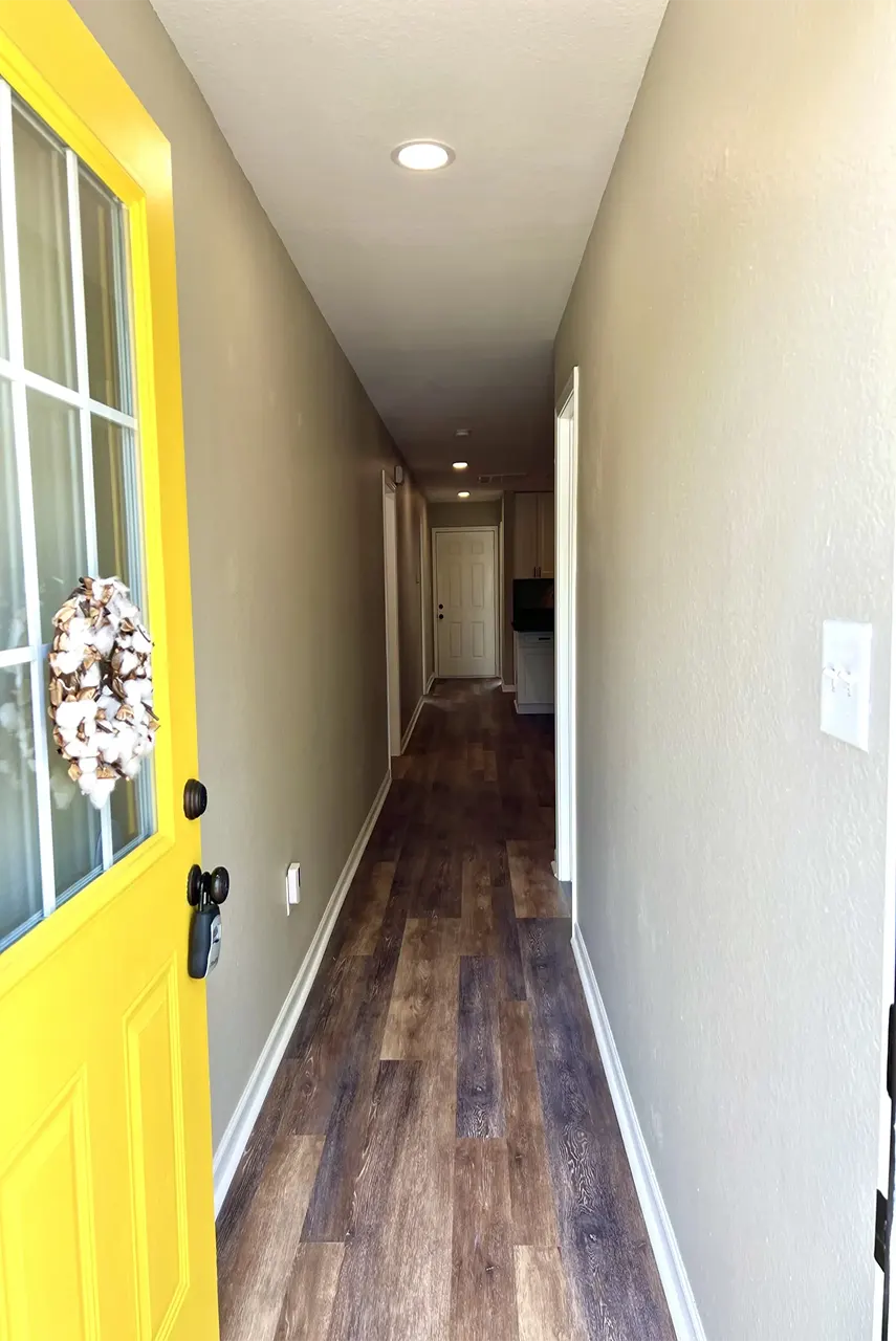 Community Homes Walking through front door